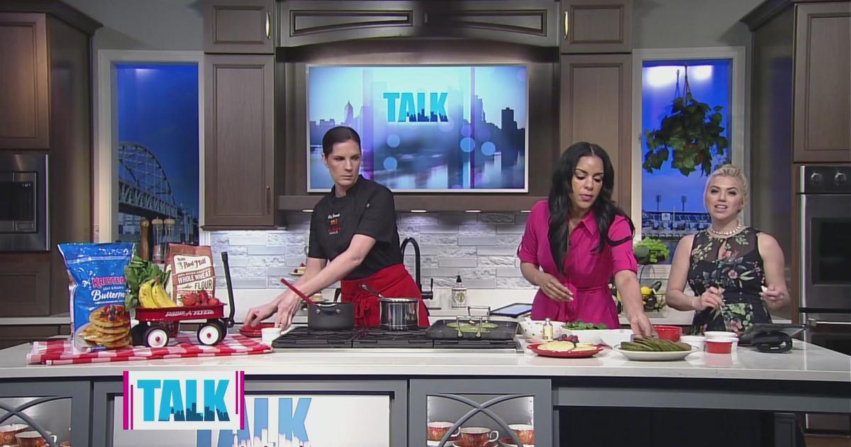 Chef Janet Loughran shows us how to make hotcakes with hidden veggies ...