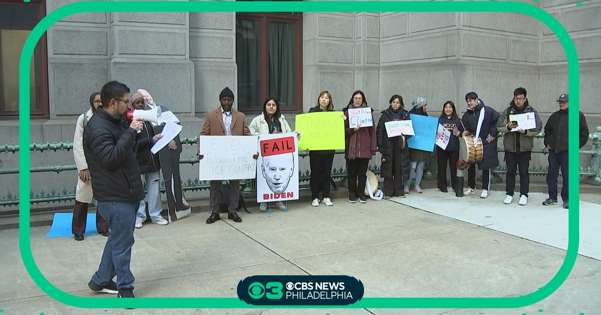 Pennsylvania Immigration and Citizenship Coalition hold rally outside