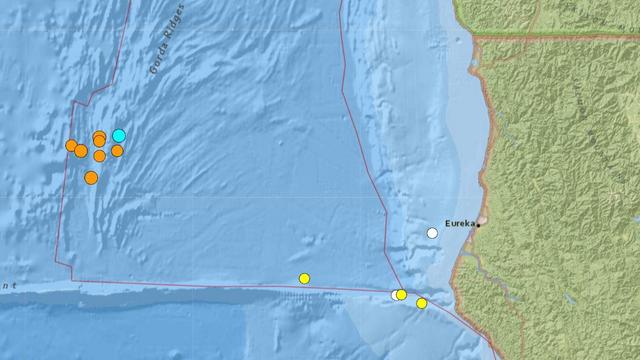 Northern California earthquakes 
