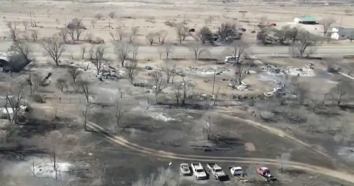 One Texas wildfire has already burned more than 1 million acres - CBS ...