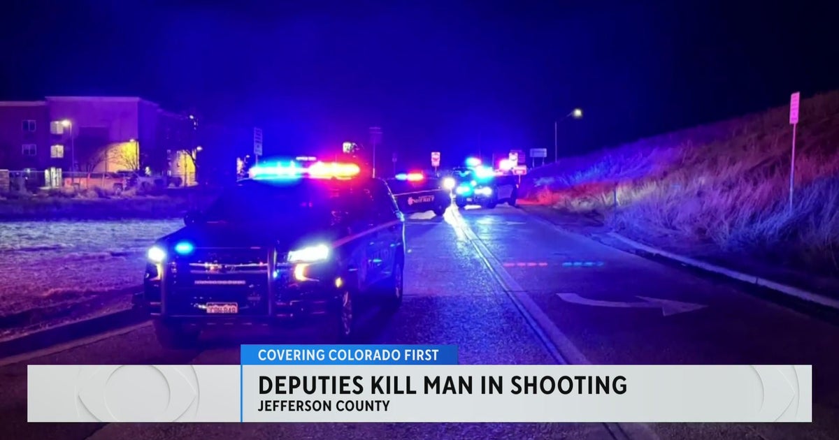 Man shot and killed after shooting at 2 Jeffco deputies - CBS Colorado