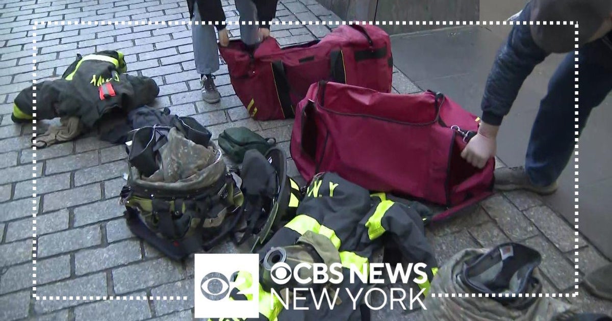 Firefighters union rallies at public congestion pricing hearing - CBS ...