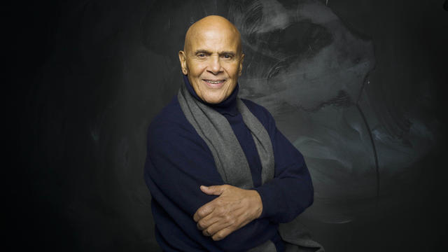 Actor, singer and activist Harry Belafonte from the documentary film "Sing Your Song," poses for a portrait during the Sundance Film Festival in Park City, Utah on Jan. 21, 2011. 