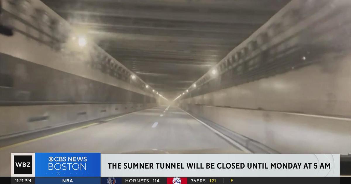Sumner Tunnel will be closed until Monday