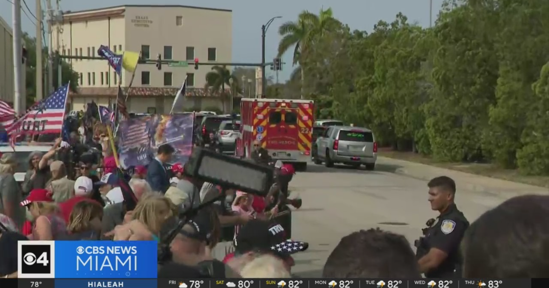 In excess of 100 Trump supporters gathered in Florida for previous president’s labeled documents situation In excess of 100 Trump supporters gathered in Florida for previous president’s labeled documents situation