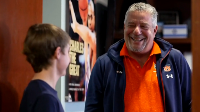 How a student's friendship with an Auburn coach helped him beat leukemia 