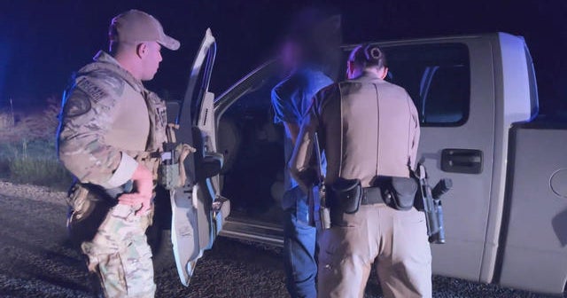 Patrolling the border with a Texas state trooper