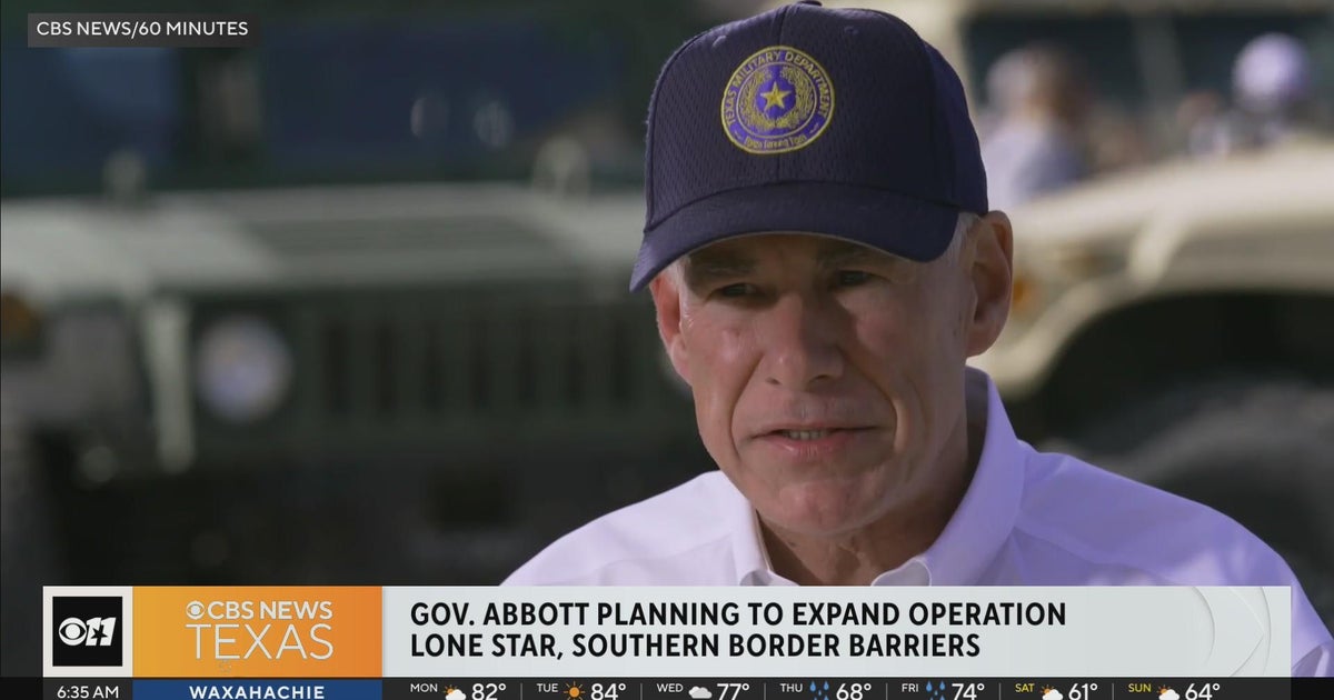 Gov. Abbott defends border policies on "60 Minutes" - CBS Texas
