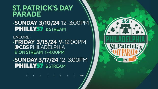 2024 St. Patrick's Day Parade broadcast schedule 