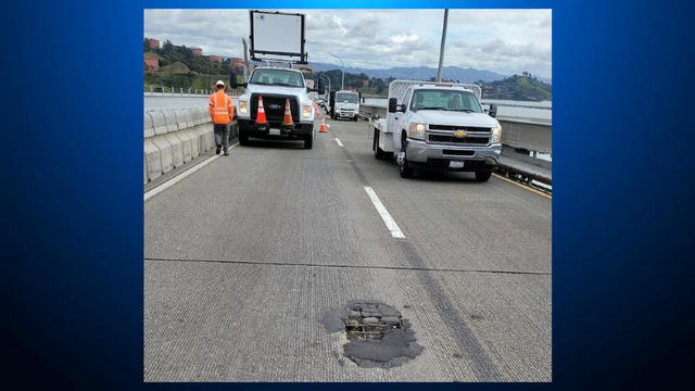Pothole repairs on Richmond-San Rafael Bridge 