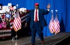 Mark Robinson, lieutenant governor of North Carolina, arrives during a "Get Out The Vote" rally with former US President Donald Trump in Greensboro, North Carolina, US, on Saturday, March 2, 2024. 