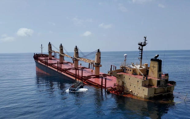Ship sunk by Houthis likely responsible for damaging 3 telecommunications cables under Red Sea