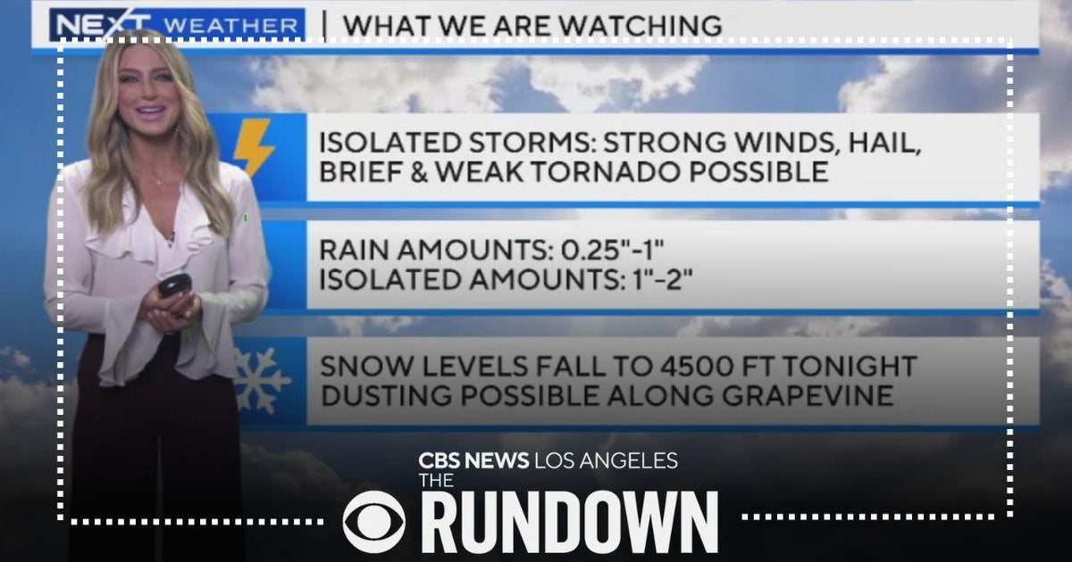 Rainy and cold conditions, Measure HLA passes, Philadelphia bus shooting | The Rundown 3/6 - CBS Los Angeles