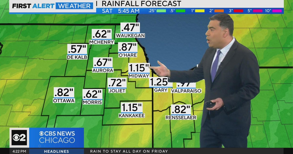 Wet start to the weekend in Chicago - CBS Chicago