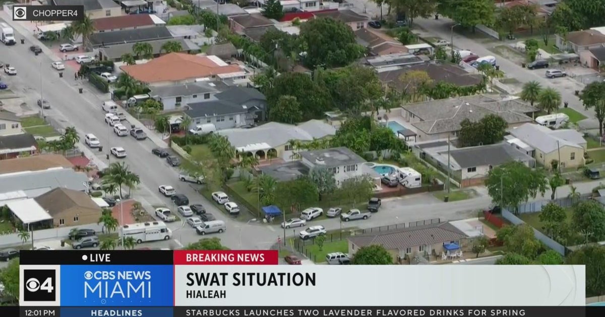 Individual barricaded within Hialeah residence