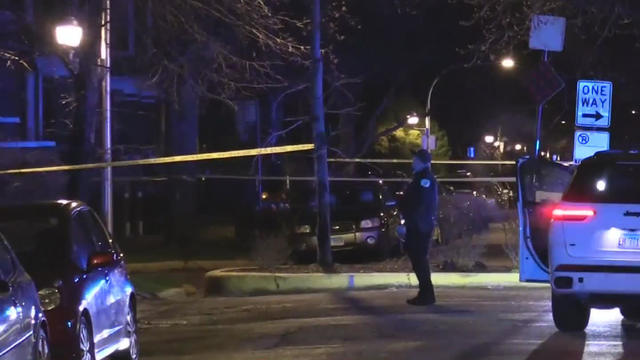 Generic police lights and yellow police tape at crime scene 