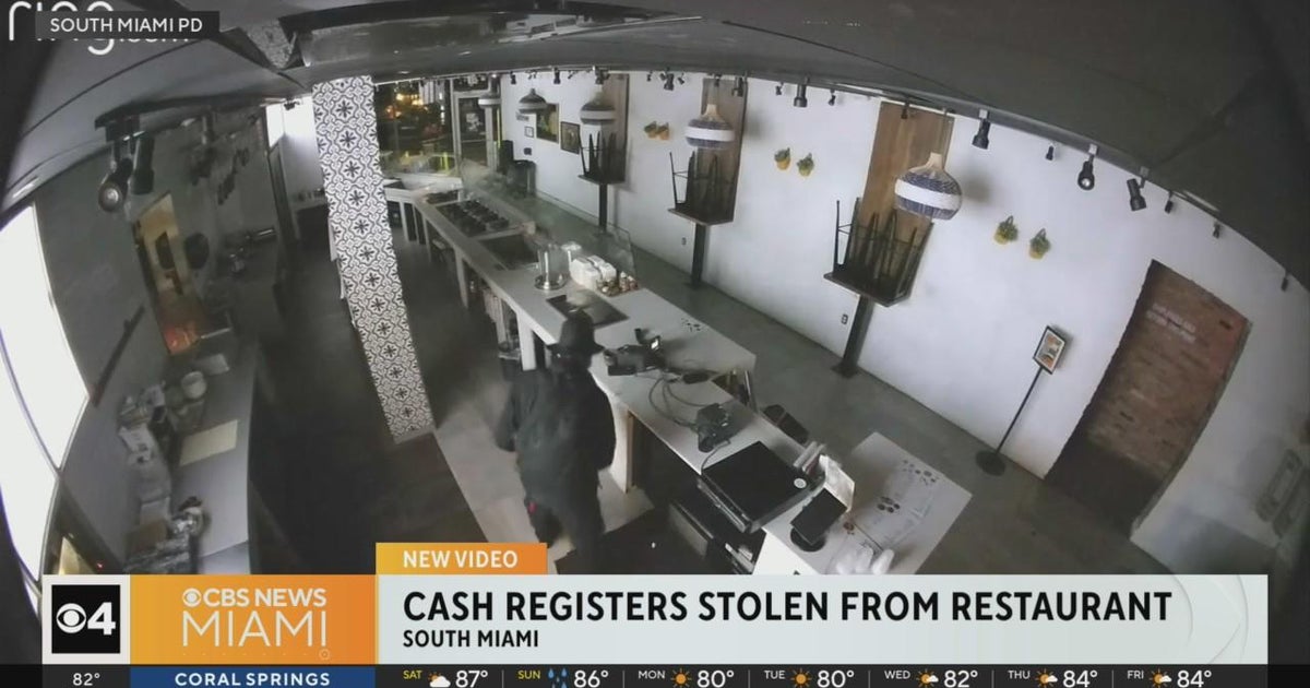 Caught on camera: thief steals cash registers from South Miami ...