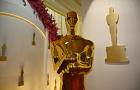 An Oscar statue is pictured at the red carpet of the 96th Annual Academy Awards 