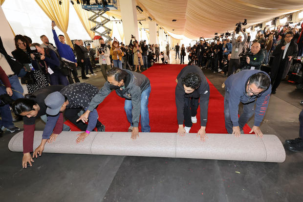 96th Oscars Arrivals Carpet Roll Out 