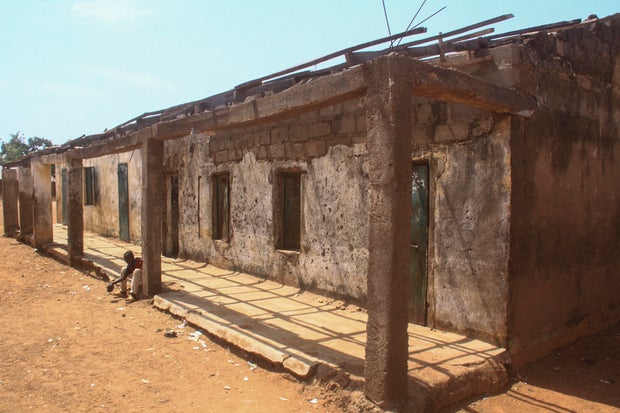 A general view of Kuriga school, in northern Nigeria's Kaduna state, March 8, 2024, after more than 280 pupils were kidnapped by gunmen