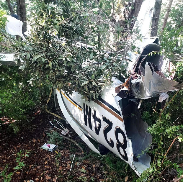 Mendocino County small plane crash damage 