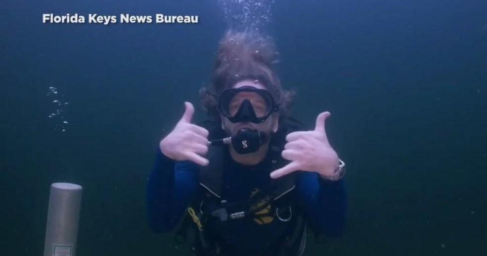 Florida guy says he found his fountain of youth, it really is underwater