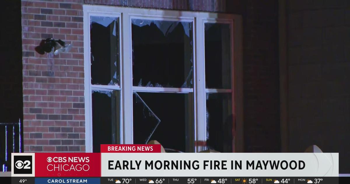 Fire Damages Home In Maywood - CBS Chicago