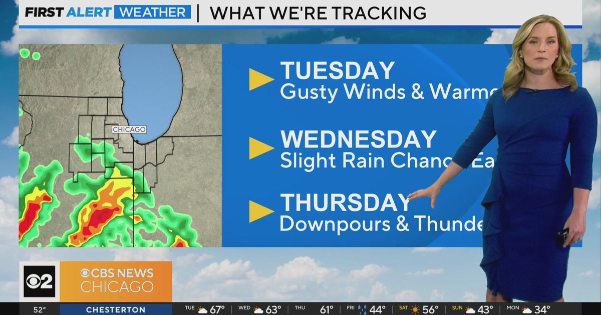 Windy and warmer day in Chicago - CBS Chicago
