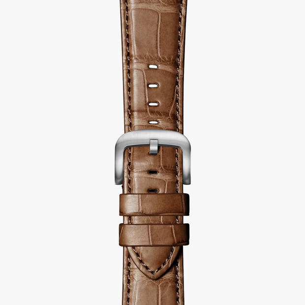 Shinola Cognac Alligator Strap for Apple Watch 