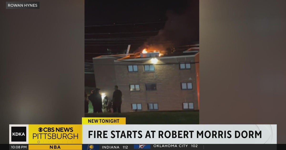 Crews respond to fire at Robert Morris University - CBS Pittsburgh