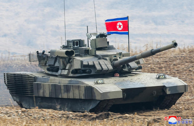 North Korea says Kim Jong Un test drove a new tank, urged troops to complete 