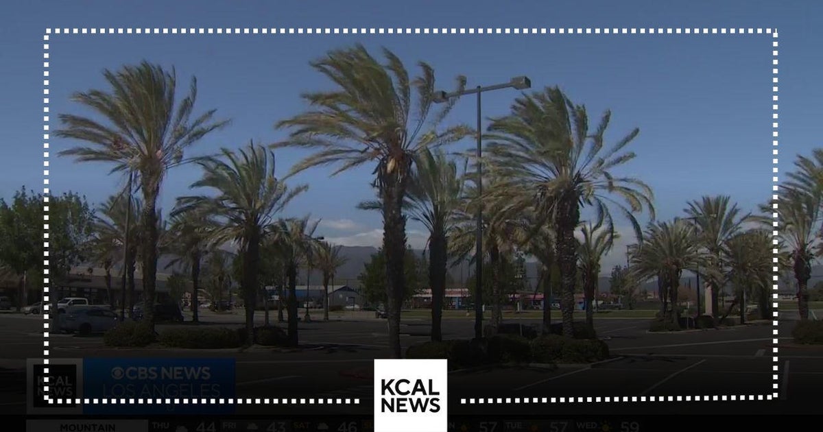 Dangerous winds in Riverside - CBS Los Angeles
