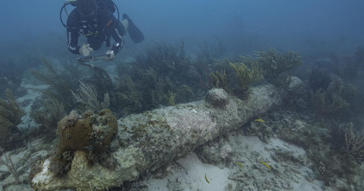 British warship recognized off Florida coast 3 centuries after wreck left surviving crew marooned on uninhabited island