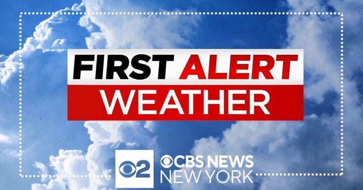 First Alert Weather: Shower chance, high of 67 on Friday - CBS New York