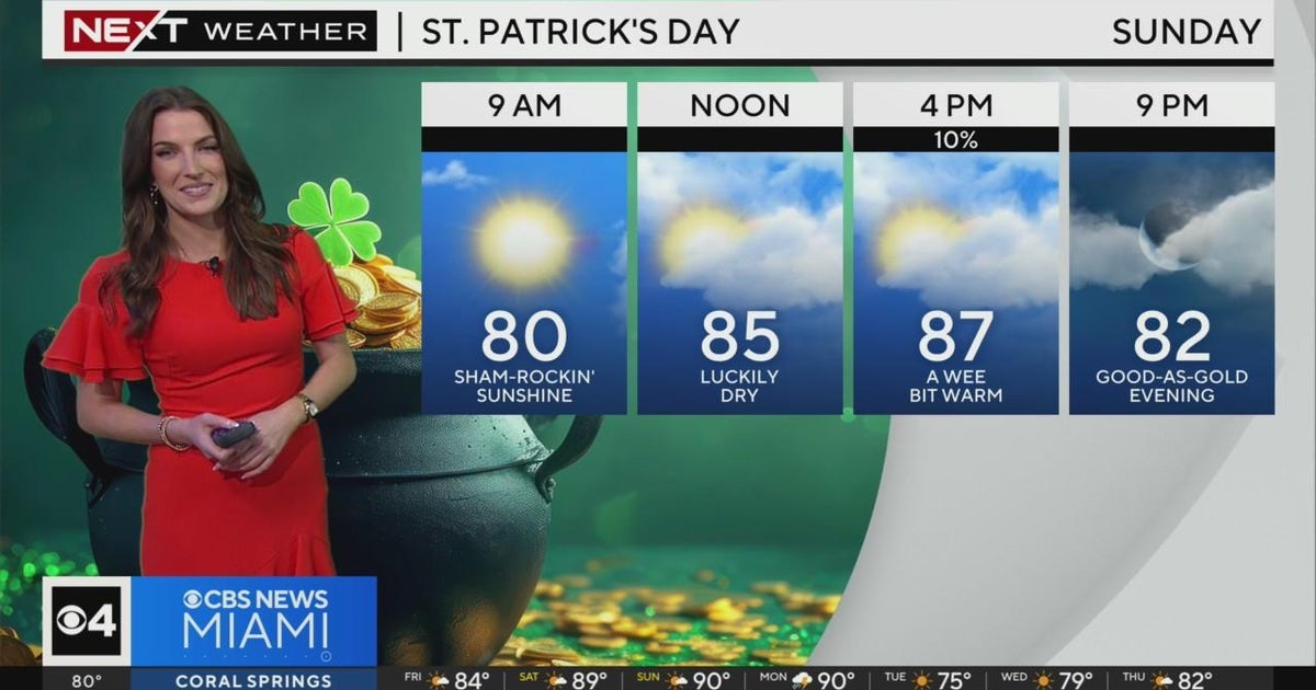 Miami Weather for Friday 3/15/2024 12PM - CBS Miami
