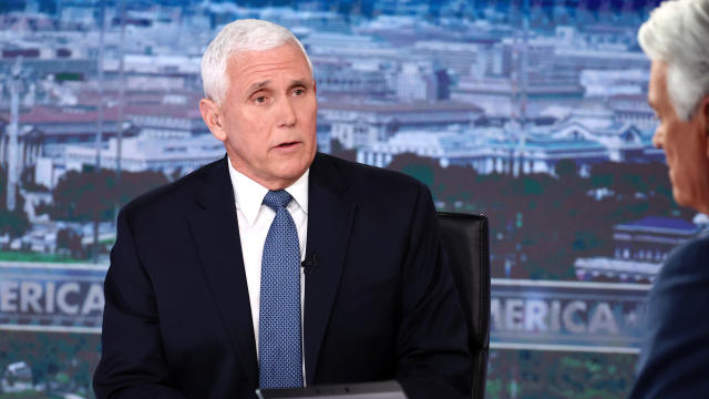 Former Vice President Mike Pence Visits "America Reports" 