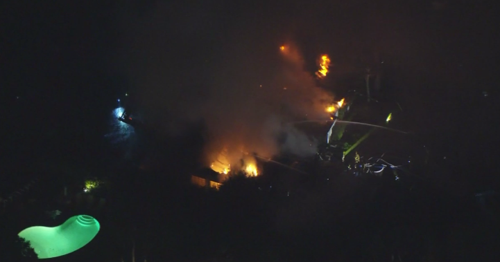 Fire destroys Cara Delevingne's mansion in Studio City - CBS Los Angeles