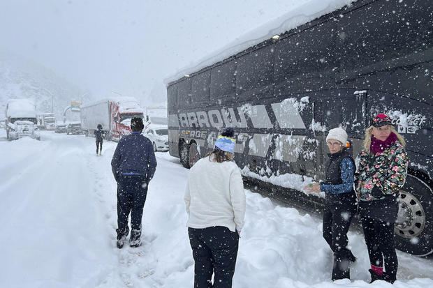Denver Snowstorm Stranded Bus 