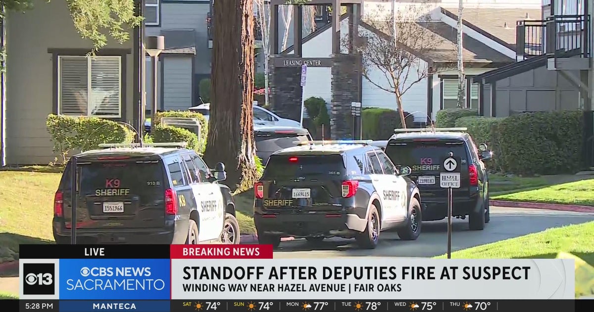 Suspect detained after hours-long standoff, shooting in Fair Oaks
