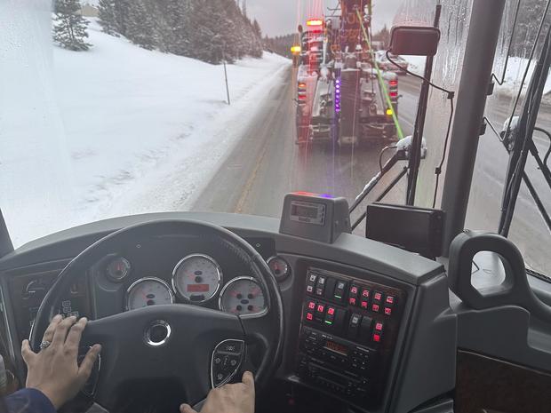 Denver Snowstorm Stranded Bus 