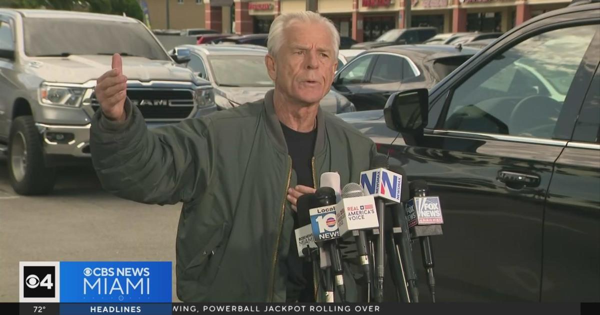 Former Trump White Property aide Peter Navarro turns himself in to federal prison in SW Miami-Dade