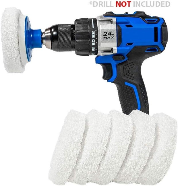 RotoScrub 7 Pack Drill Brush Set for Deep Cleaning