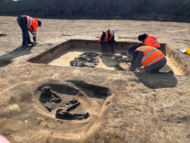 Ancient chariot grave found at construction site for Intel facility in Germany