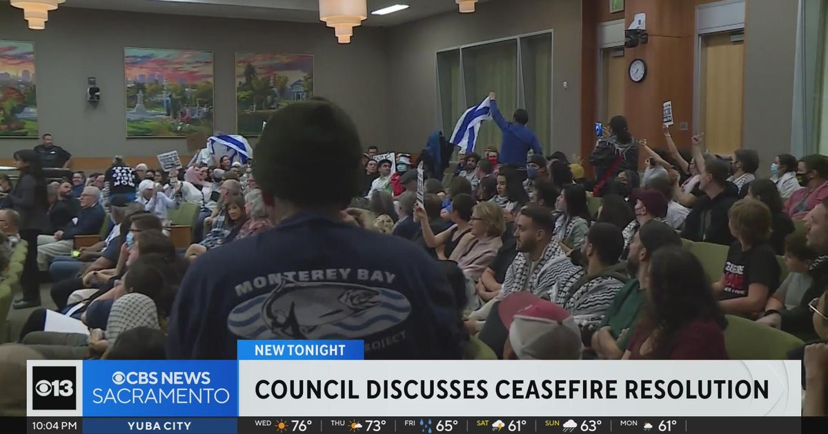 Chambers cleared during Sacramento City Council discussion of Gaza ceasefire resolution