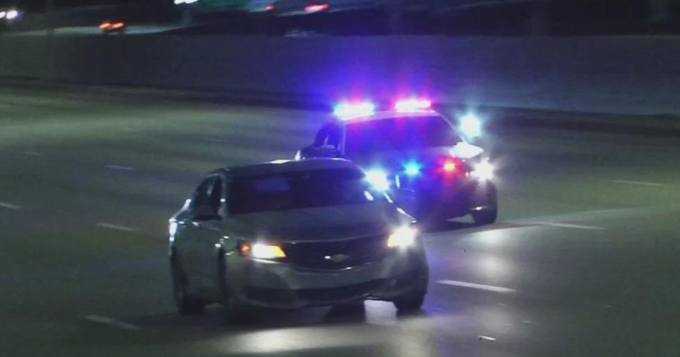Two county police chase finishes on Turnpike in the vicinity of Coconut Creek Parkway Two county police chase finishes on Turnpike in the vicinity of Coconut Creek Parkway