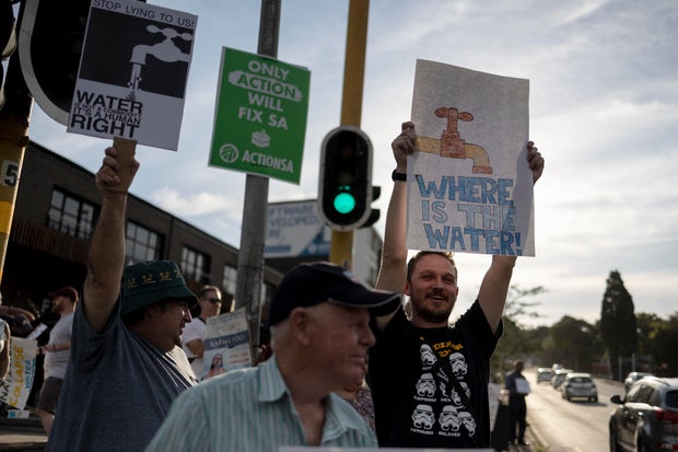 South Africa water crisis sees taps run dry across Johannesburg