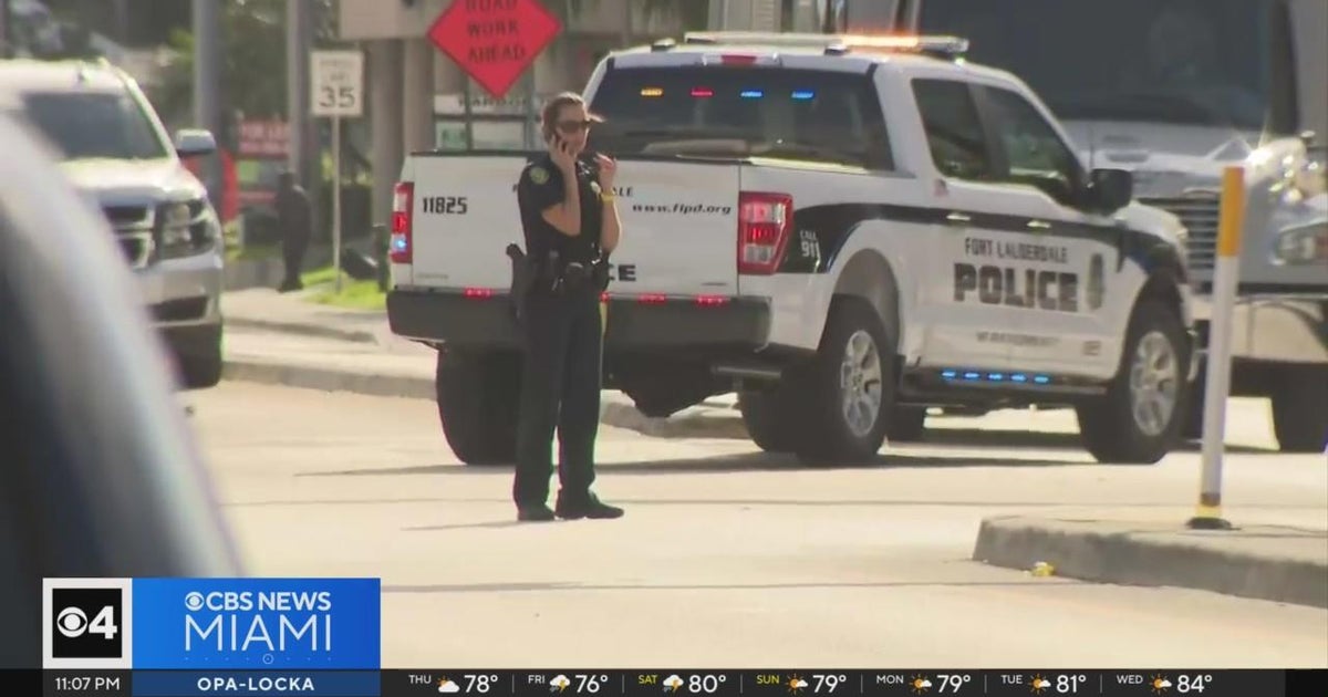 Fort Lauderdale police officer shot while on duty - CBS Miami
