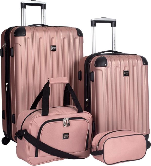 Travelers Club Midtown expandable hardside luggage set 