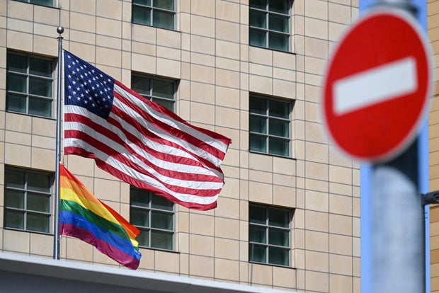 Pride flag U.S. embassy