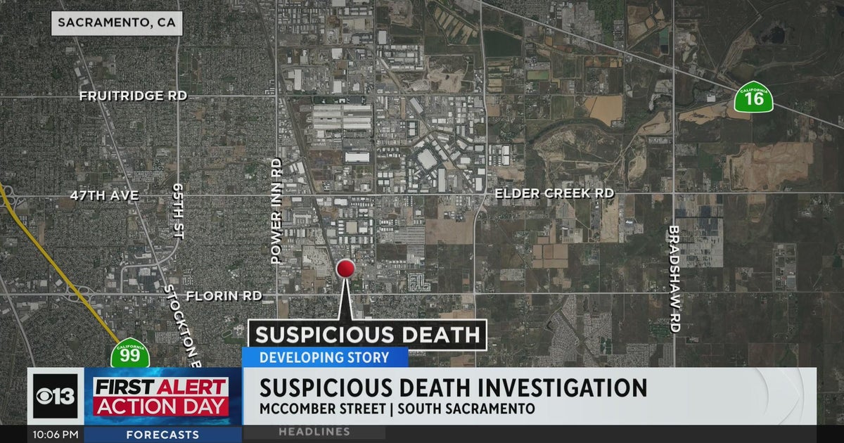Suspicious death investigation underway in south Sacramento